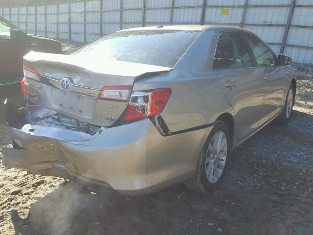 4T1BD1FK7DU078071 - 2013 TOYOTA CAMRY HYBR GOLD photo 4