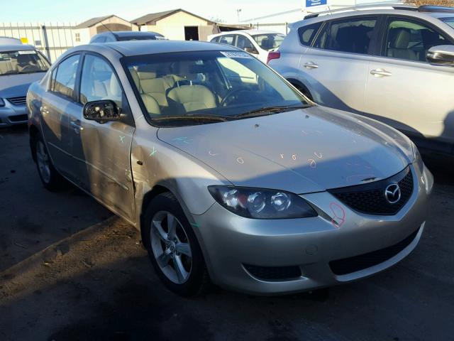 JM1BK12F761453951 - 2006 MAZDA 3 I BEIGE photo 1