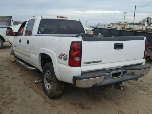 1GCHK23DX6F264582 - 2006 CHEVROLET SILVERADO WHITE photo 3