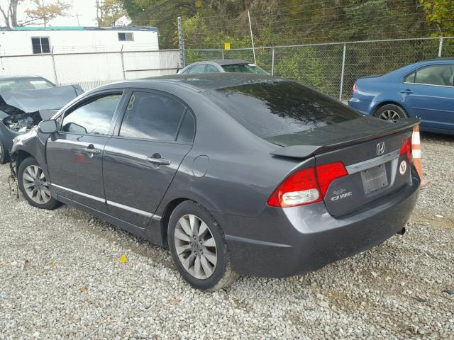 2HGFA1F99BH534455 - 2011 HONDA CIVIC EXL GRAY photo 3