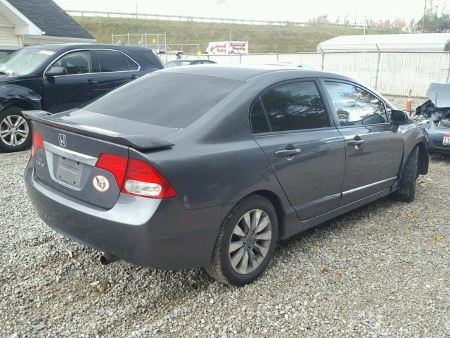 2HGFA1F99BH534455 - 2011 HONDA CIVIC EXL GRAY photo 4