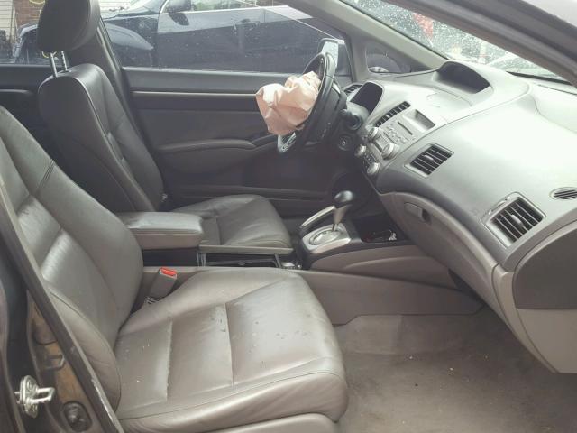 2HGFA1F99BH534455 - 2011 HONDA CIVIC EXL GRAY photo 5