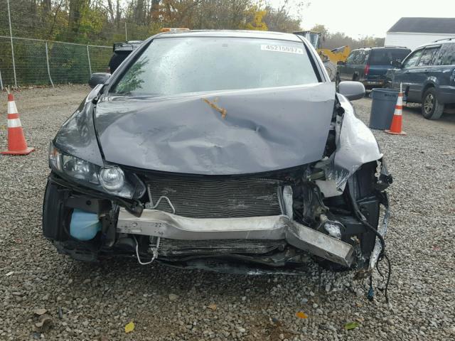 2HGFA1F99BH534455 - 2011 HONDA CIVIC EXL GRAY photo 9