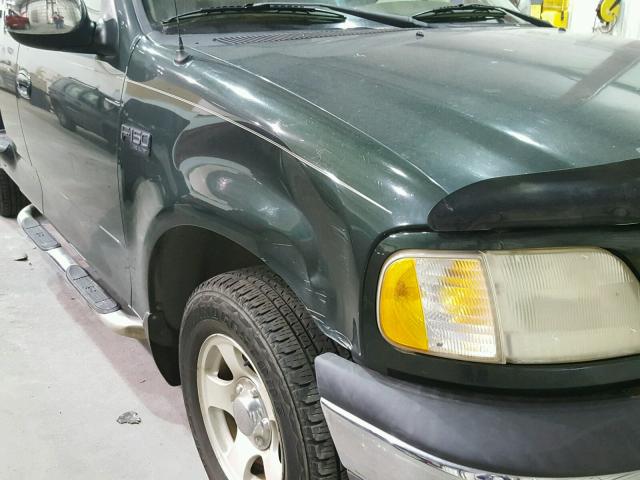 1FTRX072X2KA87679 - 2002 FORD F150 GREEN photo 9