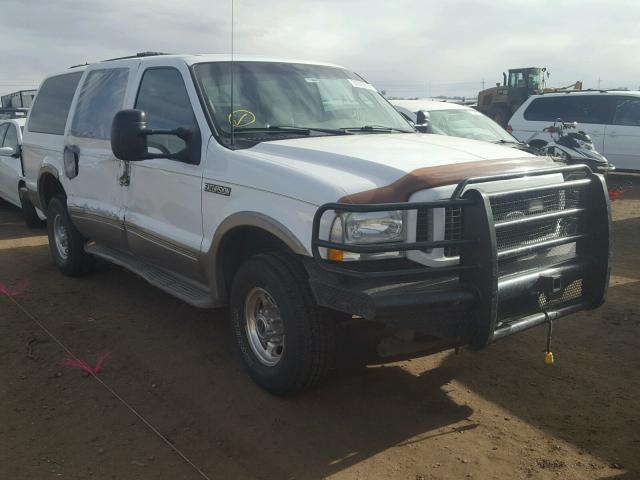 1FMSU45F03EA35688 - 2003 FORD EXCURSION WHITE photo 1