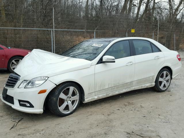 WDDHF8HBXBA411351 - 2011 MERCEDES-BENZ E 350 4MAT WHITE photo 2