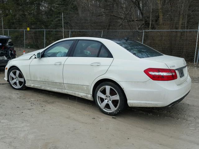 WDDHF8HBXBA411351 - 2011 MERCEDES-BENZ E 350 4MAT WHITE photo 3