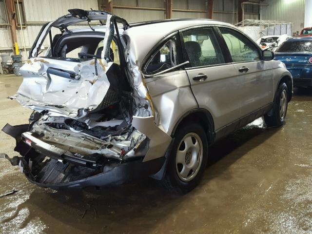 5J6RE3H37BL031380 - 2011 HONDA CR-V LX SILVER photo 4