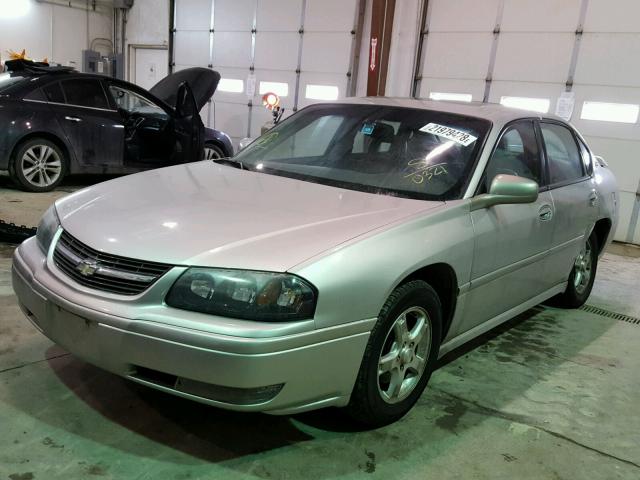 2G1WH55K759320321 - 2005 CHEVROLET IMPALA LS SILVER photo 2