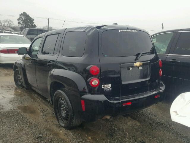 3GNCA33D08S665311 - 2008 CHEVROLET HHR LS BLACK photo 3