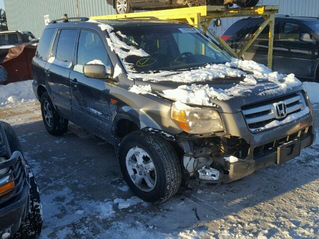 5FNYF18787B018783 - 2007 HONDA PILOT EXL GRAY photo 1