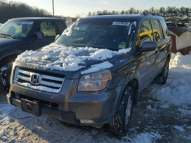 5FNYF18787B018783 - 2007 HONDA PILOT EXL GRAY photo 2