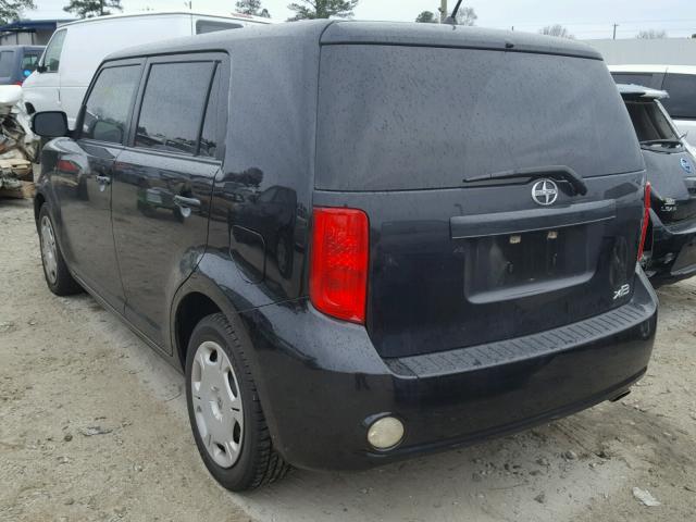 JTLKE50E591087604 - 2009 TOYOTA SCION XB BLACK photo 3