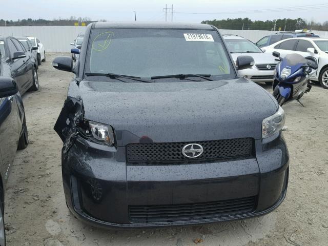 JTLKE50E591087604 - 2009 TOYOTA SCION XB BLACK photo 9