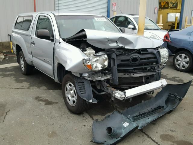 5TENX22N86Z203846 - 2006 TOYOTA TACOMA SILVER photo 1