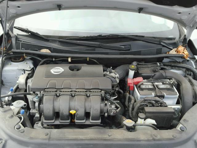 3N1AB7AP4DL719220 - 2013 NISSAN SENTRA SILVER photo 7