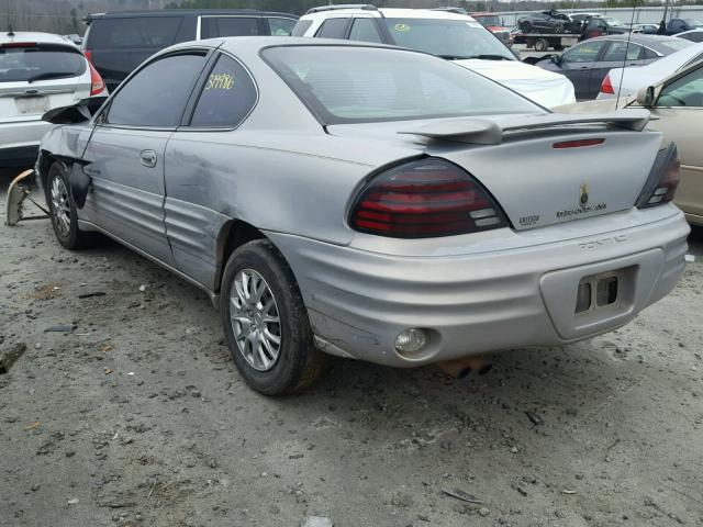 1G2NE12T3XM896578 - 1999 PONTIAC GRAND AM S SILVER photo 3