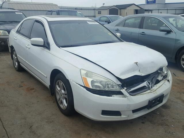 1HGCM56866A097396 - 2006 HONDA ACCORD EX WHITE photo 1