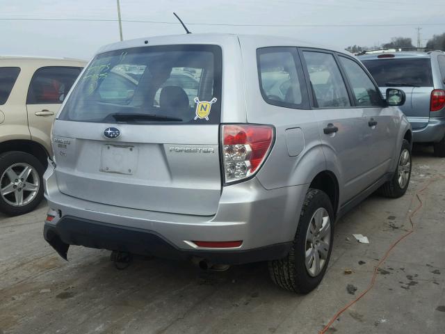 JF2SH61669H779878 - 2009 SUBARU FORESTER 2 SILVER photo 4