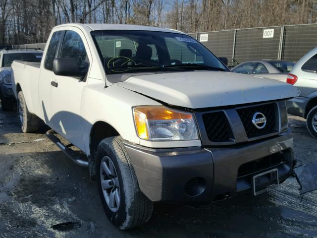 1N6AA06F98N320183 - 2008 NISSAN TITAN XE WHITE photo 1