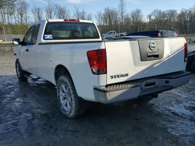 1N6AA06F98N320183 - 2008 NISSAN TITAN XE WHITE photo 3