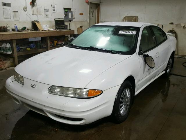 1G3NL52E44C213010 - 2004 OLDSMOBILE ALERO GL WHITE photo 2