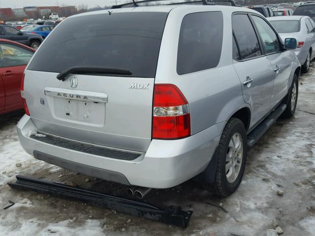 2HNYD18803H513976 - 2003 ACURA MDX TOURIN SILVER photo 4