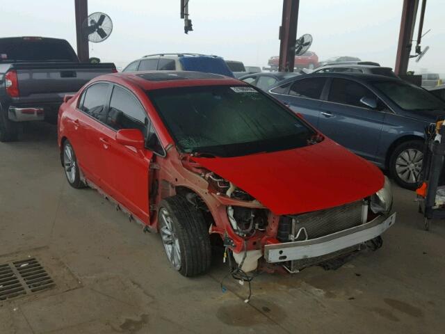 2HGFA55568H706939 - 2008 HONDA CIVIC SI RED photo 1