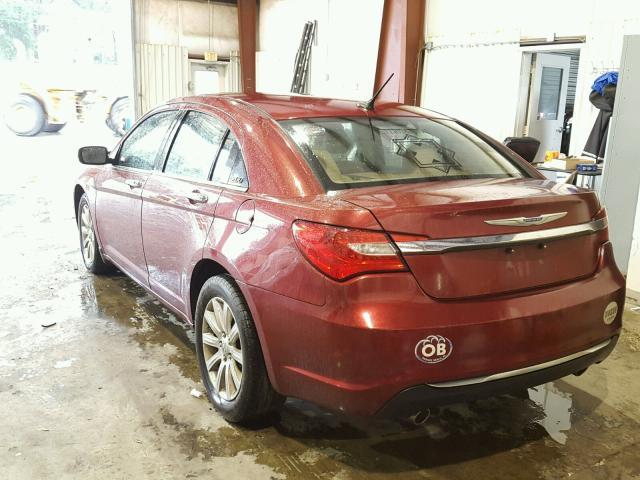 1C3CCBCG4EN128359 - 2014 CHRYSLER 200 LIMITE RED photo 3