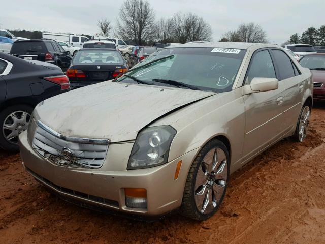 1G6DM57T160173783 - 2006 CADILLAC CTS GOLD photo 2