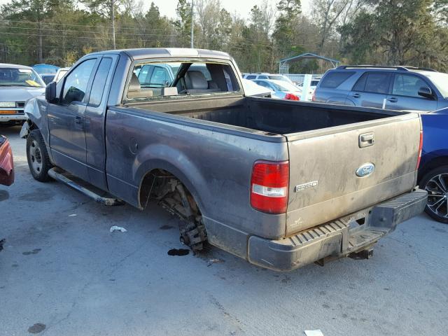 1FTRF12248KD36244 - 2008 FORD F150 GRAY photo 3