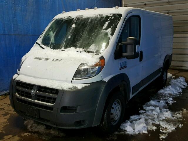 3C6TRVAG5HE552678 - 2017 RAM PROMASTER WHITE photo 2