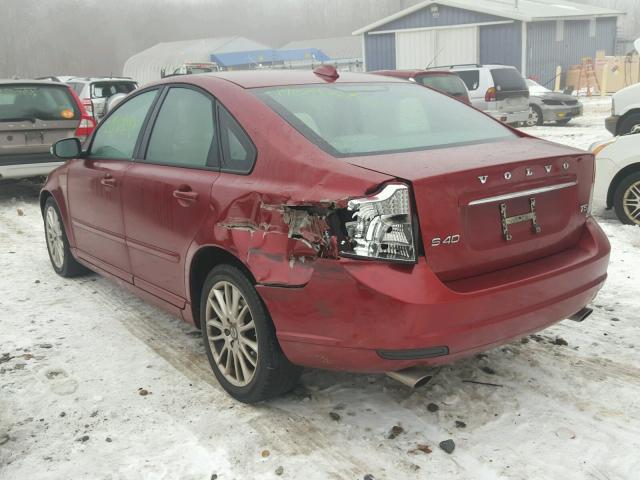 YV1672MS2B2544255 - 2011 VOLVO S40 T5 RED photo 3