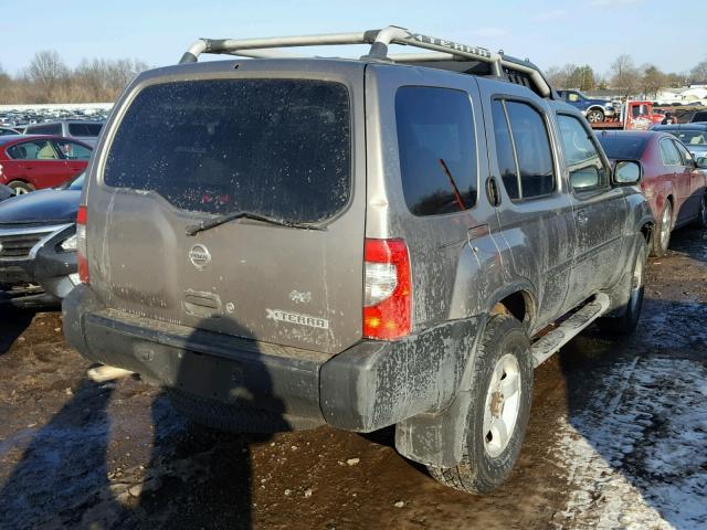 5N1ED28Y14C603412 - 2004 NISSAN XTERRA XE GRAY photo 4