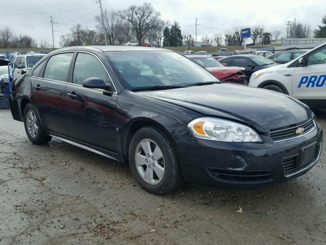 2G1WT57K191217072 - 2009 CHEVROLET IMPALA 1LT BLACK photo 1