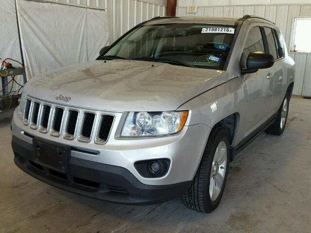 1J4NT1FB8BD189451 - 2011 JEEP COMPASS SP SILVER photo 2