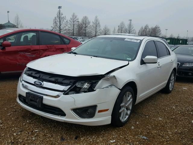 3FAHP0JG4AR282354 - 2010 FORD FUSION SEL WHITE photo 2