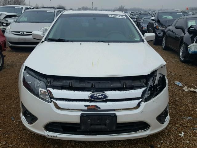 3FAHP0JG4AR282354 - 2010 FORD FUSION SEL WHITE photo 7