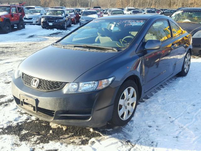 2HGFG1B61AH536807 - 2010 HONDA CIVIC LX GRAY photo 2