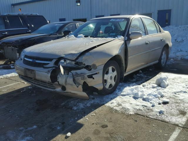 1G1NE52J716245055 - 2001 CHEVROLET MALIBU LS GOLD photo 2