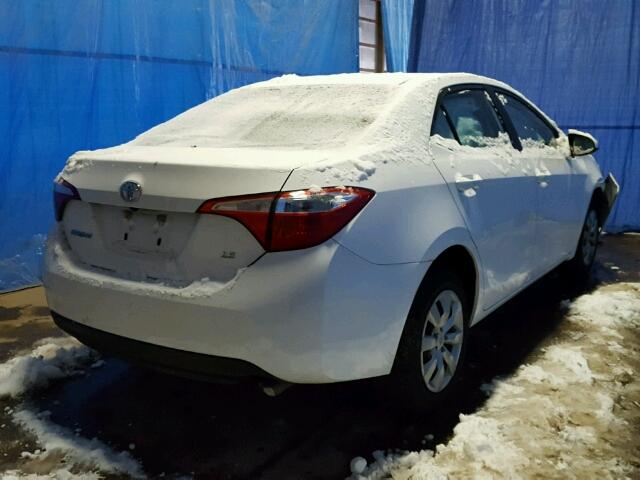 5YFBURHE4GP475541 - 2016 TOYOTA COROLLA L WHITE photo 4