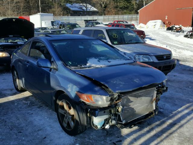 2HGFG12856H513510 - 2006 HONDA CIVIC EX BLUE photo 1