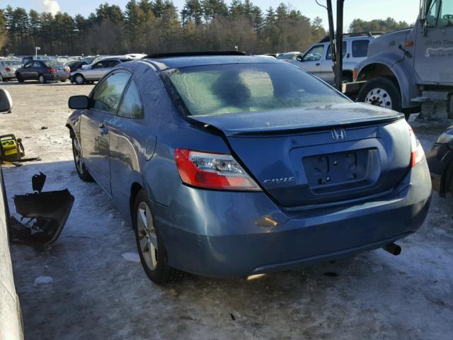 2HGFG12856H513510 - 2006 HONDA CIVIC EX ლურჯი ფოტო 3