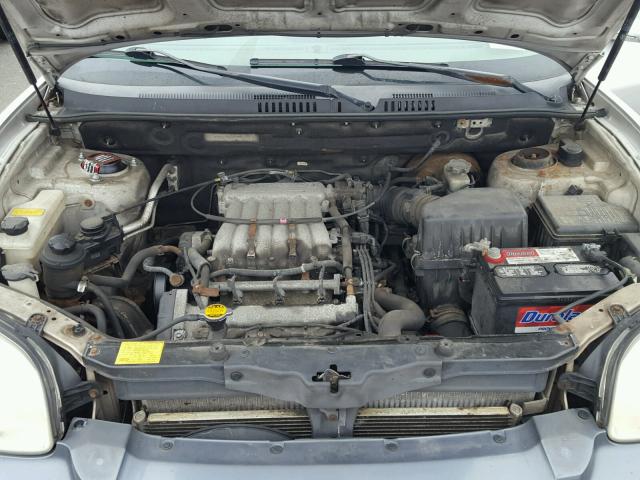 KM8SC73D04U571442 - 2004 HYUNDAI SANTA FE G SILVER photo 7