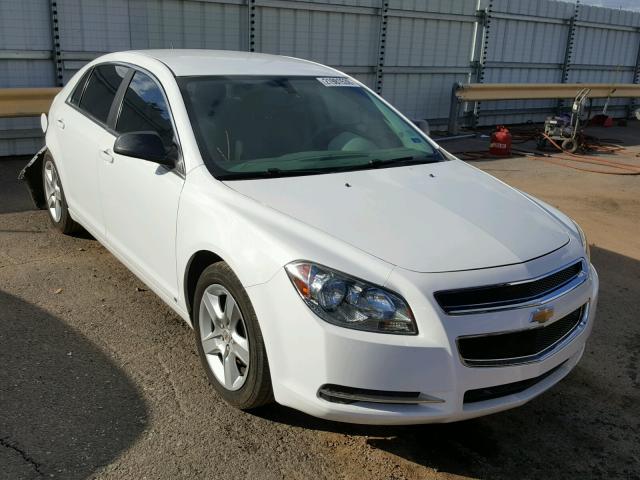 1G1ZG57B19F125597 - 2009 CHEVROLET MALIBU LS WHITE photo 1