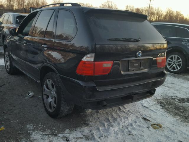 5UXFA53533LV82088 - 2003 BMW X5 3.0I BLACK photo 3