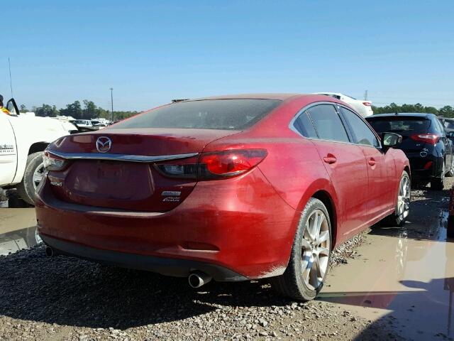 JM1GJ1V68E1128891 - 2014 MAZDA 6 TOURING RED photo 4