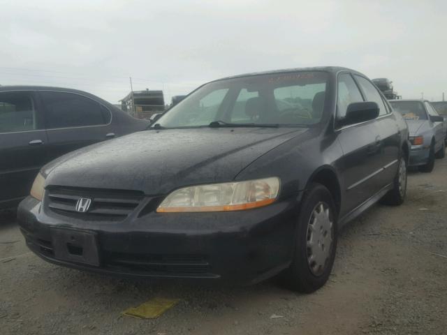 1HGCG56402A073545 - 2002 HONDA ACCORD LX BLACK photo 2