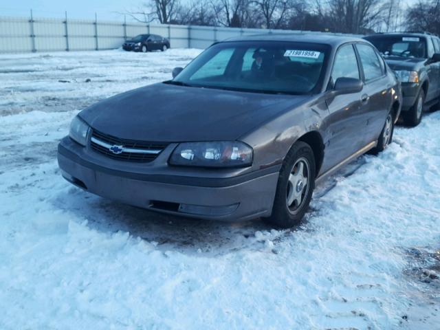 2G1WH55K829295344 - 2002 CHEVROLET IMPALA LS SILVER photo 2