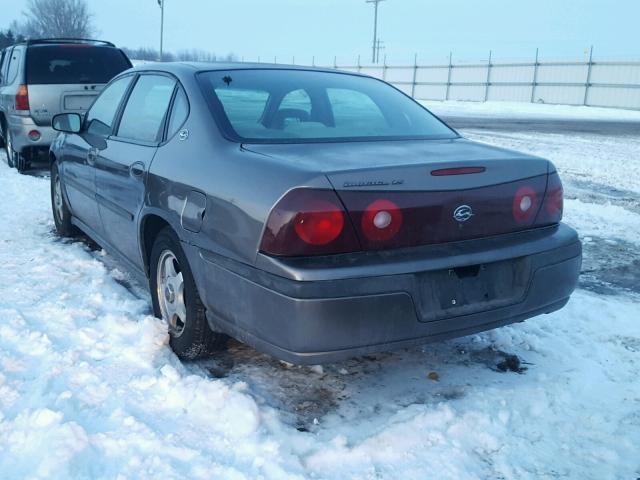 2G1WH55K829295344 - 2002 CHEVROLET IMPALA LS SILVER photo 3